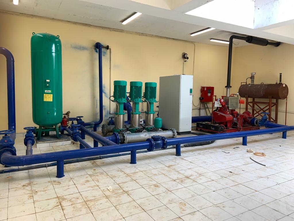 Water engineering pump room